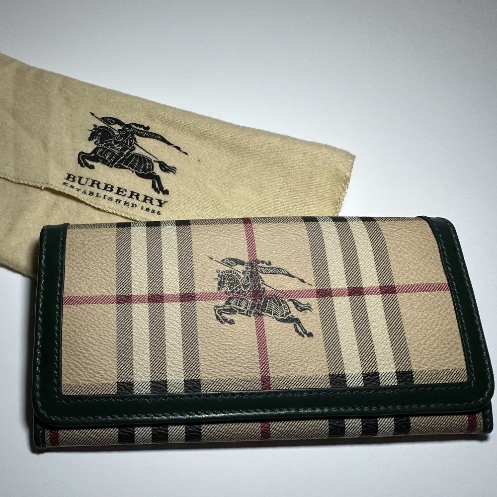 Authentic Burberry Nova check wallet